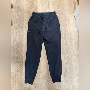 Women’s Dark Grey Jogger Scrub Pants Size S